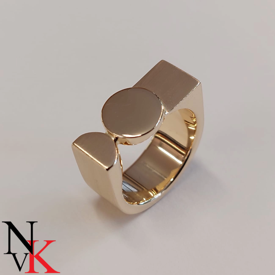 NvK Goudsmederij - Geelgouden ring, gemaakt van oudgoud