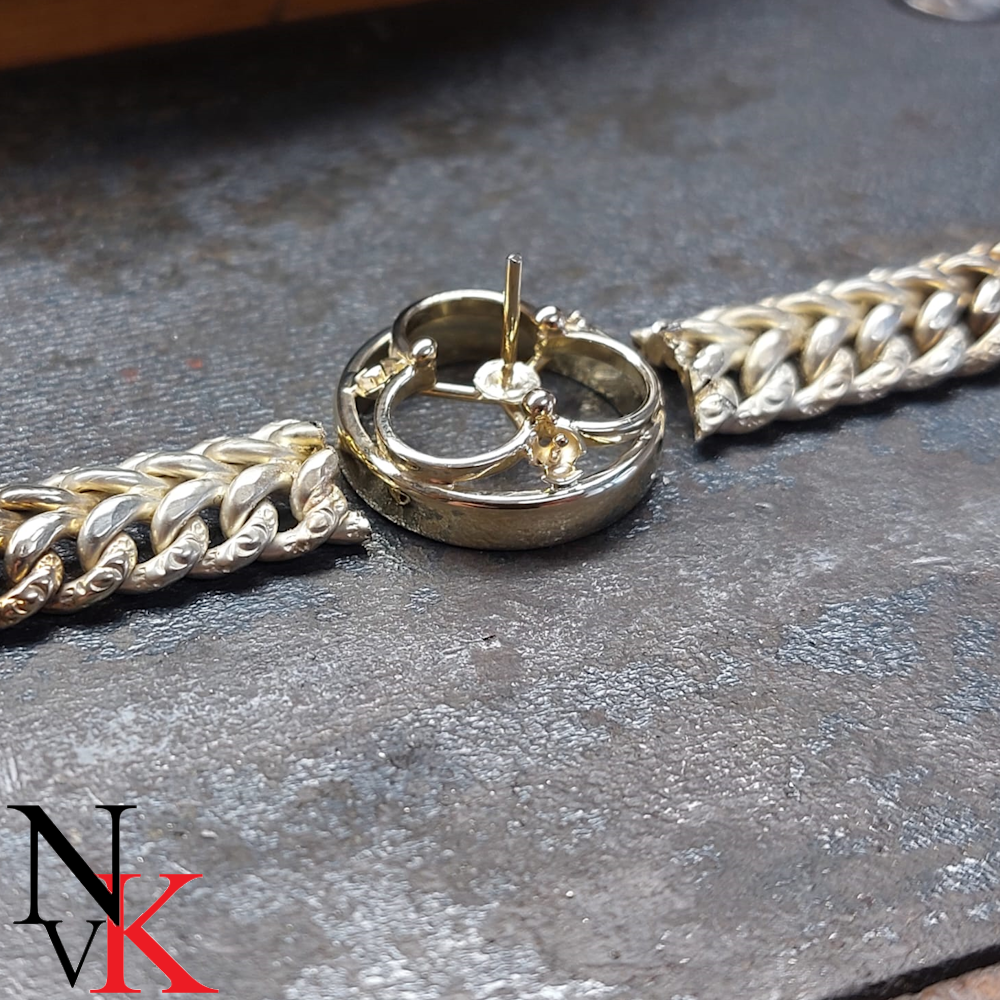 NvK Goudsmederij armband met ornament