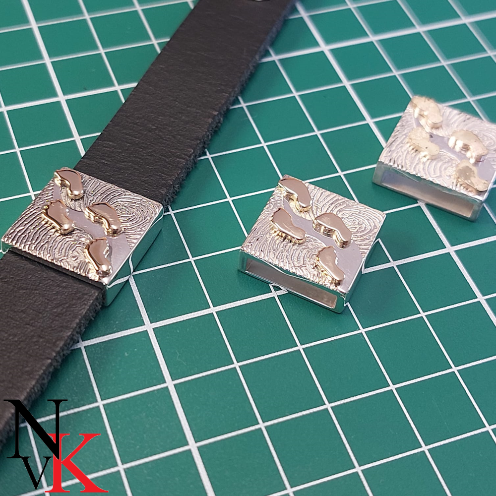 NvK Goudsmederij Herinneringssieraad leren armbandjes 3
