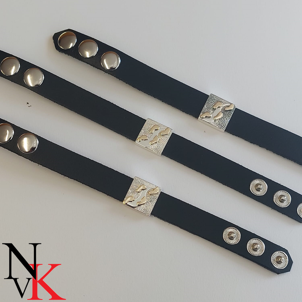 NvK Goudsmederij Herinneringssieraad leren armbandjes 3