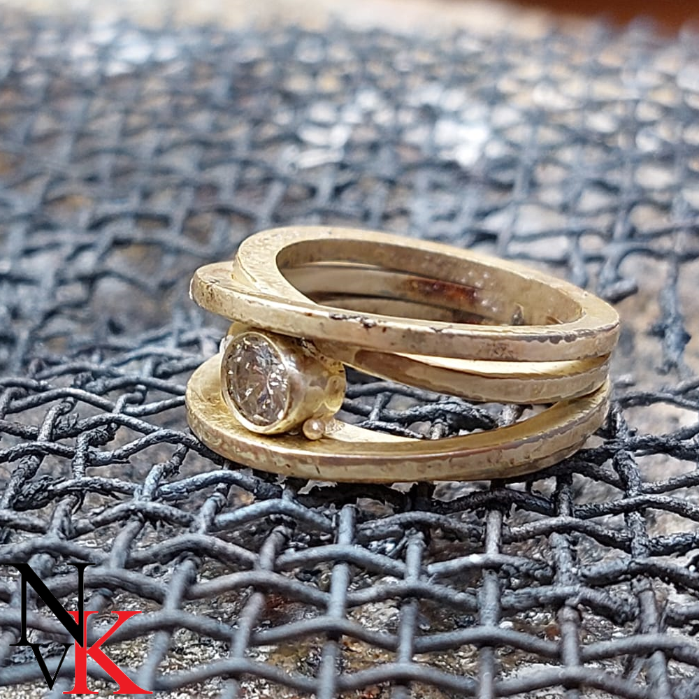 NvK Goudsmederij ring van oud goud