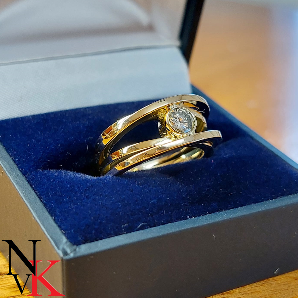 NvK Goudsmederij ring van oud goud