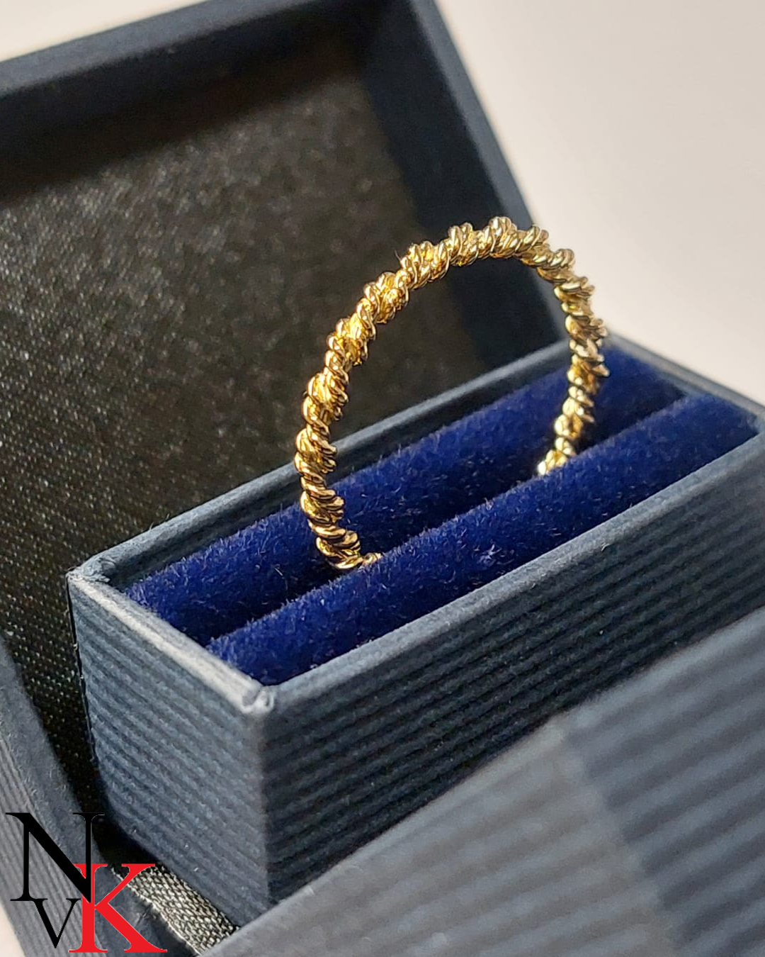 NvK Goudsmederij geelgouden aanschuifring