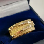 NvK Goudsmederij gouden ring met vingerafdruk en diamant